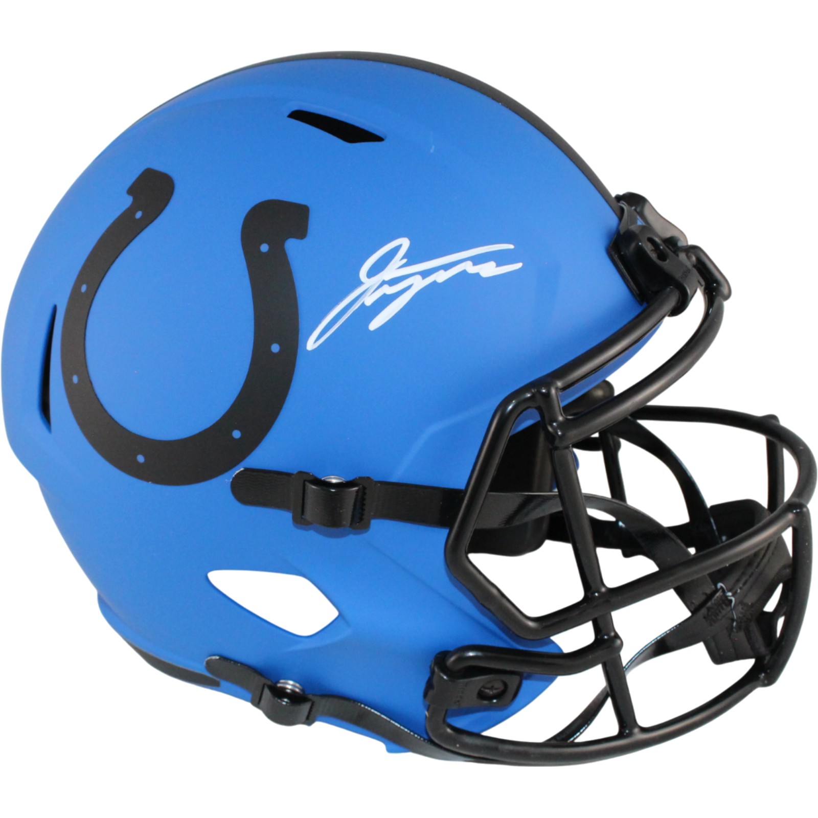 Jonathan Taylor Autographed Indianapolis Colts F/S Rave Helmet Beckett 53901
