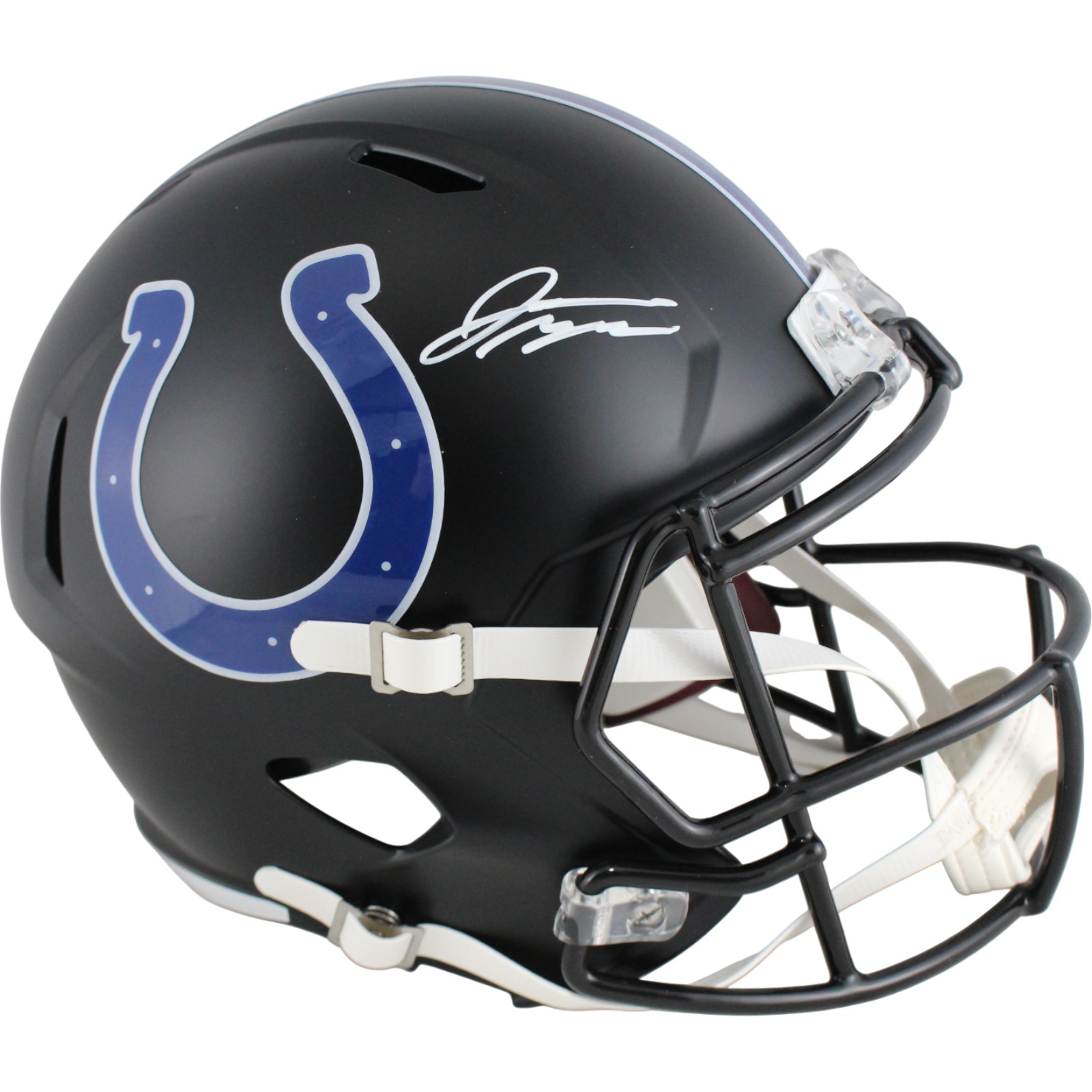 Jonathan Taylor Autographed Indianapolis Colts F/S 23 Alt Helmet Beckett 53905
