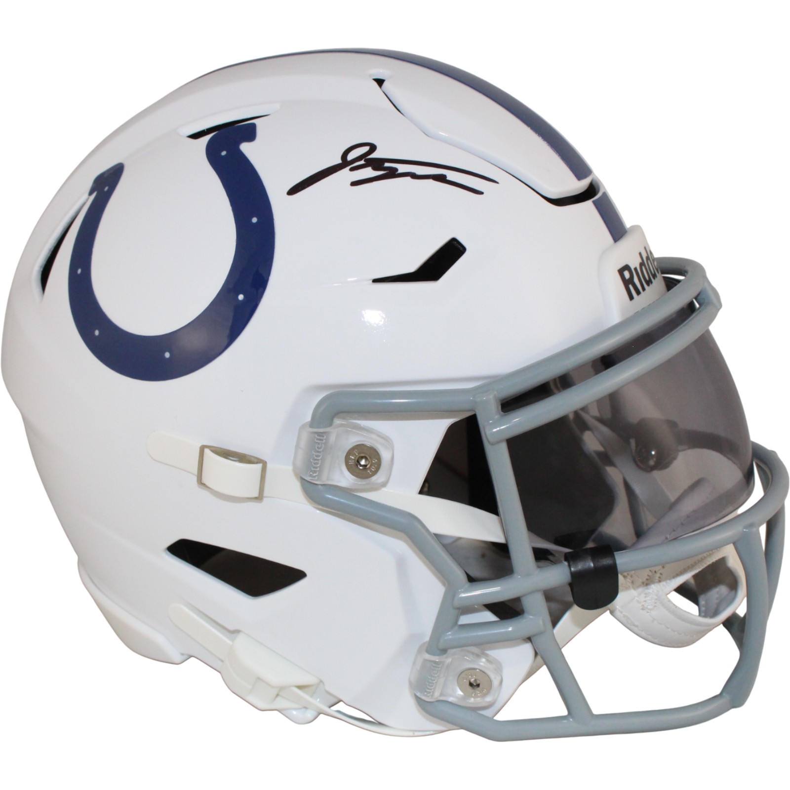 Jonathan Taylor Signed Indianapolis Colts Mid-Size Midi Helmet Beckett 53872