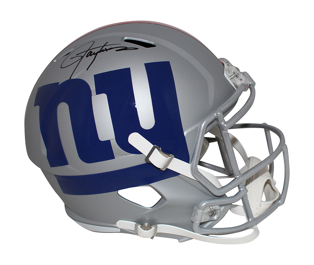 Lawrence Taylor Autographed/Signed New York Giants F/S AMP Helmet BAS