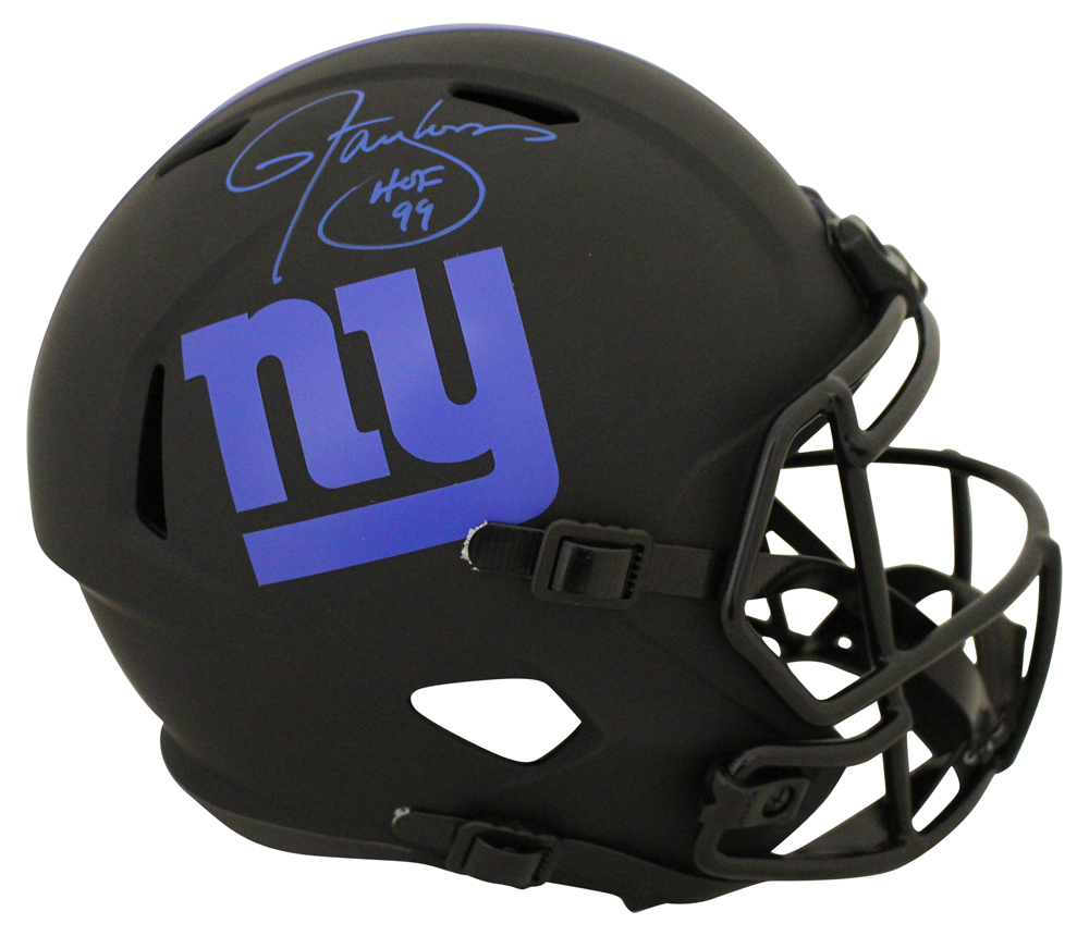 Lawrence Taylor Signed New York Giants Eclipse Replica Helmet HOF BAS 27587