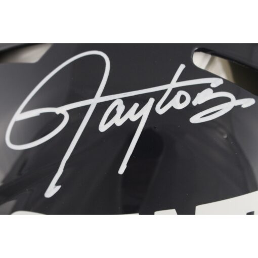 Lawrence Taylor Autographed New York Giants Authentic TB Helmet Beckett 50974