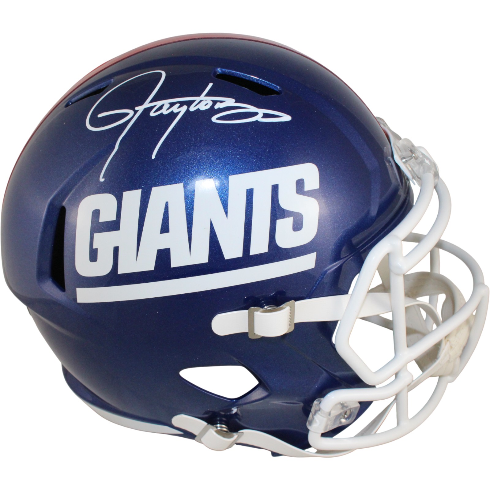 Lawrence Taylor Autographed New York Giants F/S Color Rush Helmet Beckett 54059