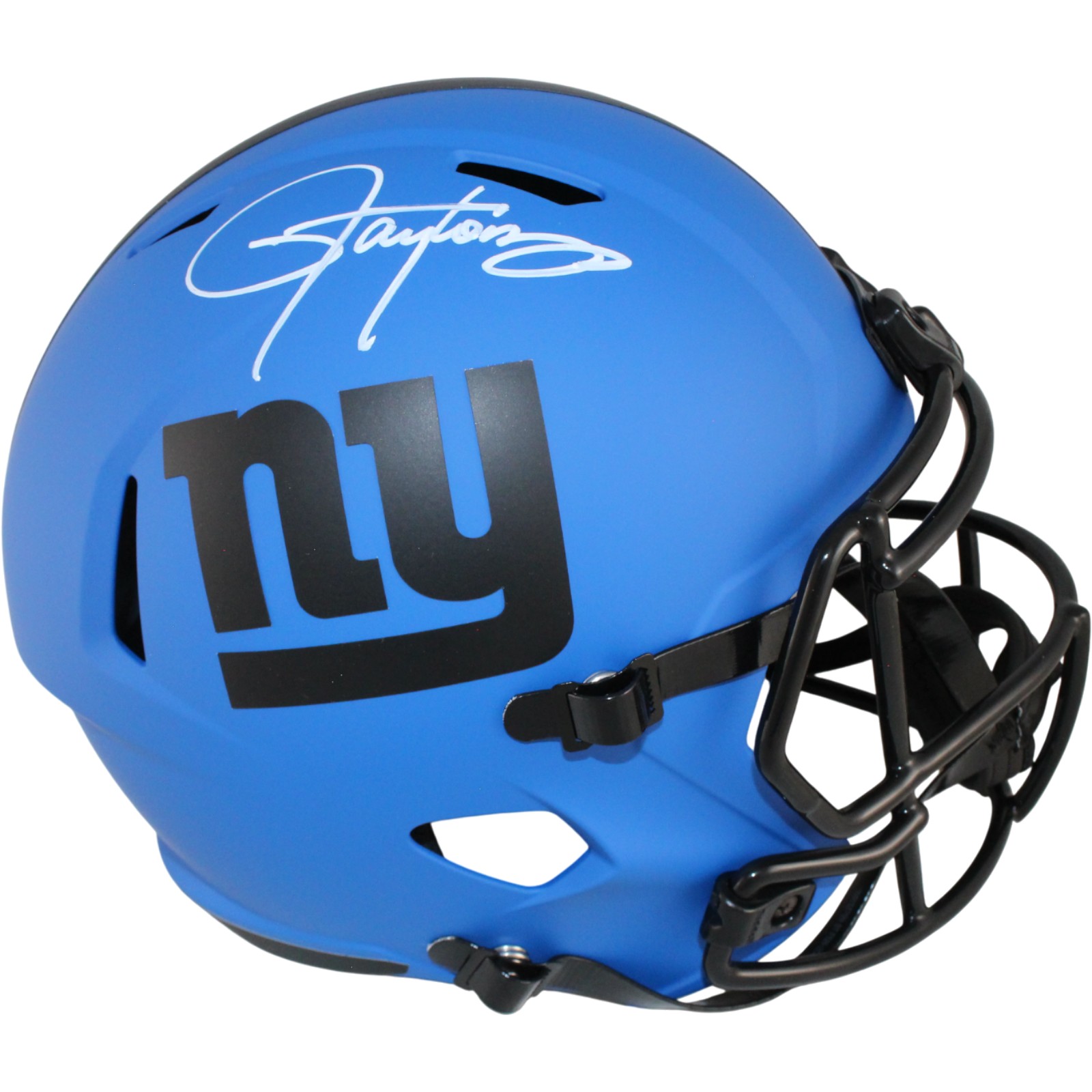 Lawrence Taylor Autographed New York Giants F/S Rave Helmet Beckett W 54066