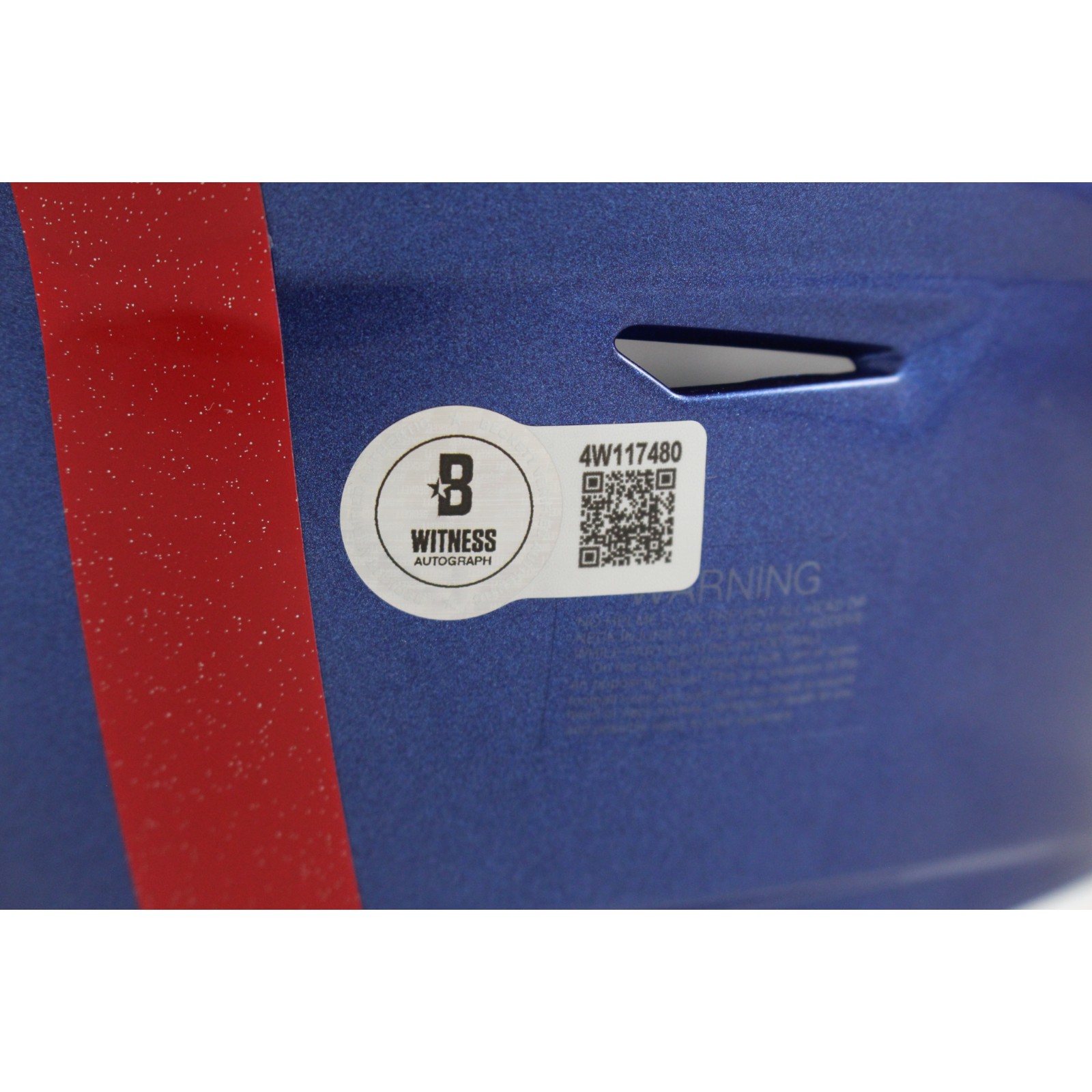 Lawrence Taylor Autographed New York Giants Mid-Size Midi Helmet Beckett 54051 4 Lawrence Taylor Autographed New York Giants Mid-Size Midi Helmet Beckett 54051