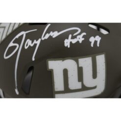 Lawrence Taylor Autographed New York Giants 22 STS Mini Helmet HOF Beckett 46858