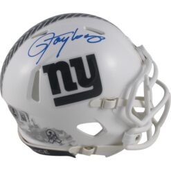 Lawrence Taylor Autographed New York Giants 24 STS Mini Helmet Beckett 49751