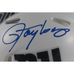 Lawrence Taylor Autographed New York Giants 24 STS Mini Helmet Beckett 49751