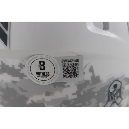 Lawrence Taylor Autographed New York Giants 24 STS Mini Helmet Beckett 49751