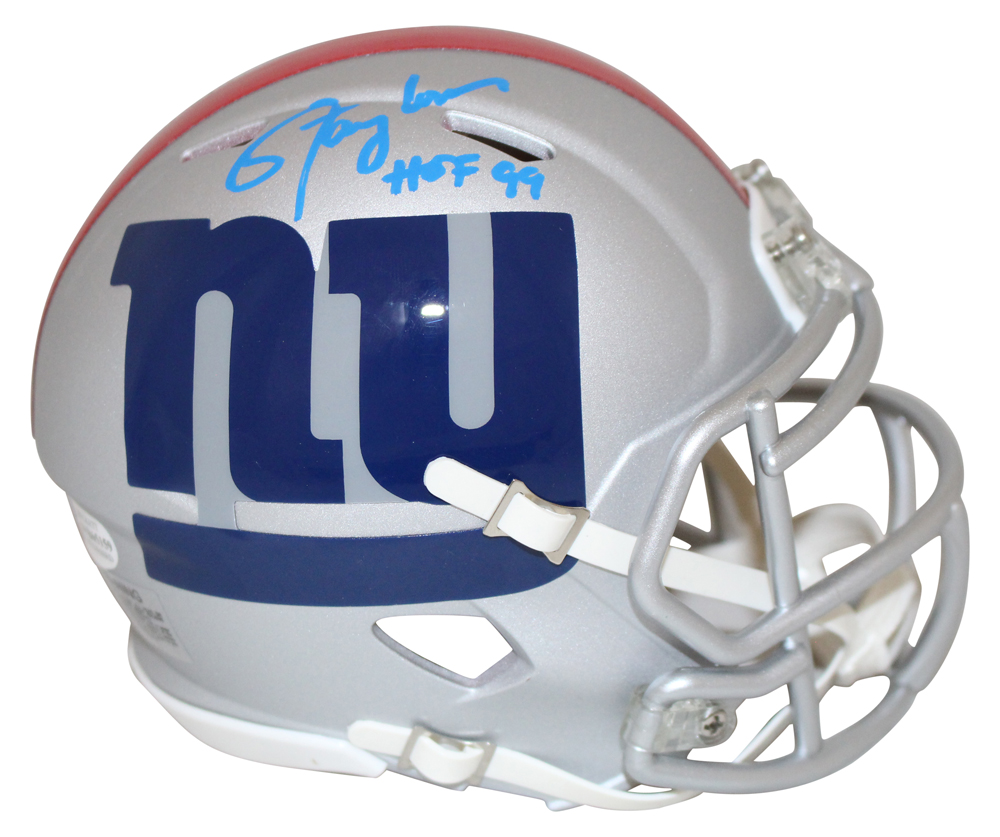 Lawrence Taylor Autographed New York Giants AMP Mini Helmet HOF BAS 27583