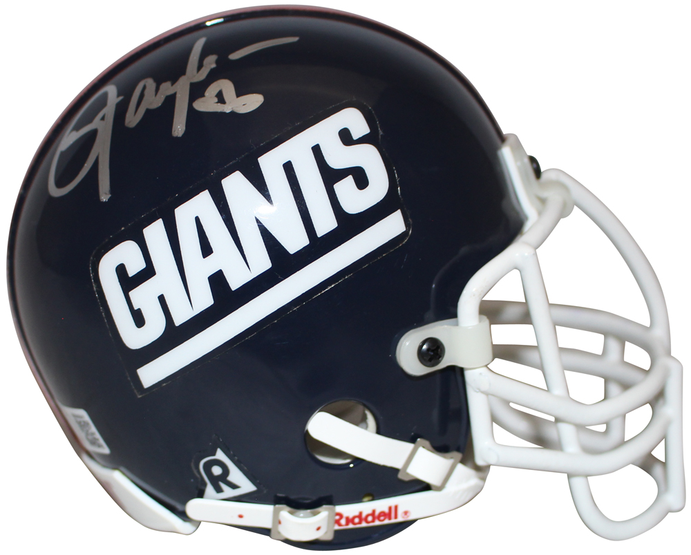 Lawrence Taylor Autographed/Signed New York Giants Mini Helmet BAS