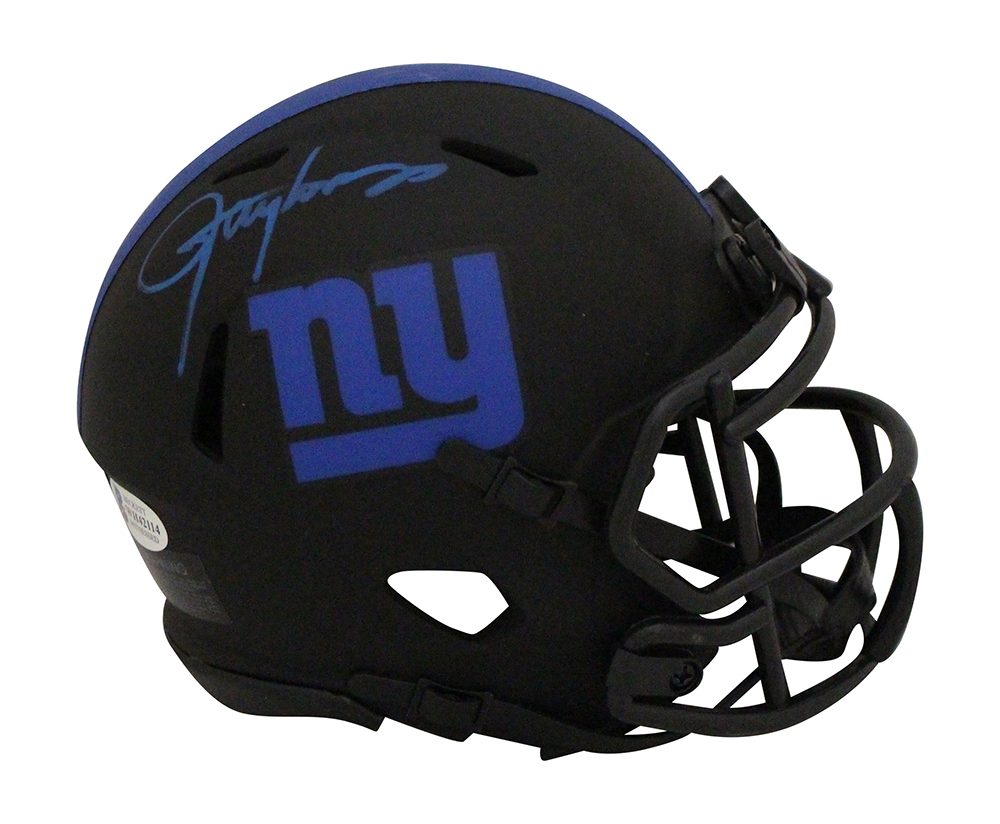 Lawrence Taylor Autographed New York Giants Eclipse Mini Helmet Beckett