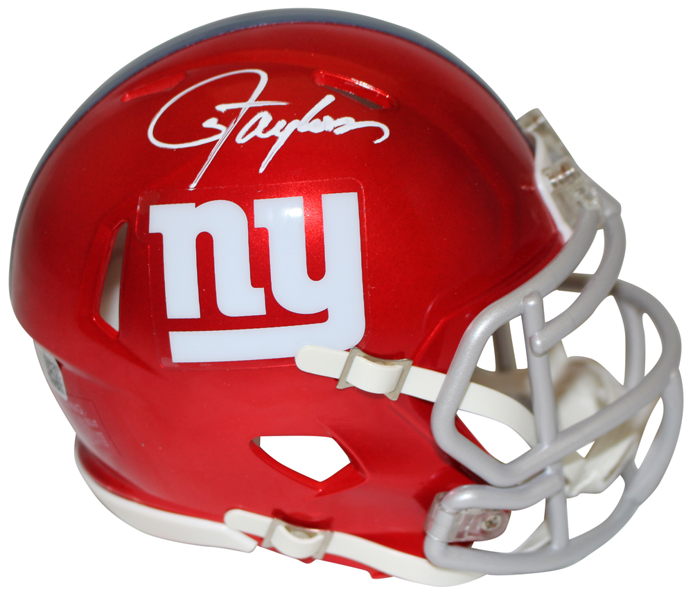 Lawrence Taylor Autographed New York Giants Flash Mini Helmet Beckett