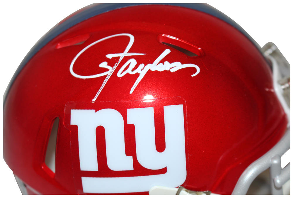 Lawrence Taylor Autographed New York Giants Flash Mini Helmet Beckett