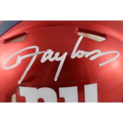 Lawrence Taylor Autographed New York Giants Flash Mini Helmet Beckett 49759