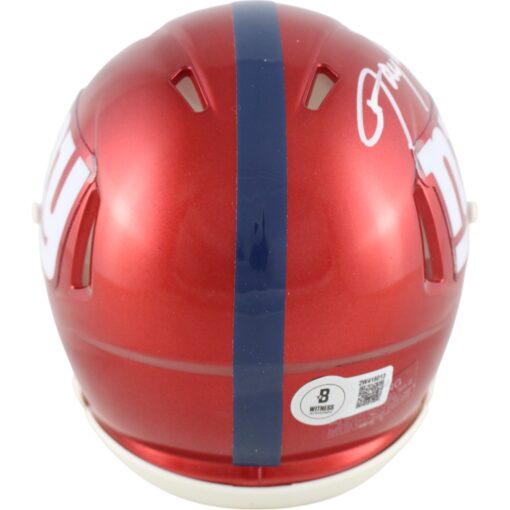 Lawrence Taylor Autographed New York Giants Flash Mini Helmet Beckett 49759