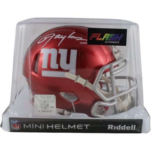 Lawrence Taylor Autographed New York Giants Flash Mini Helmet Beckett 49759