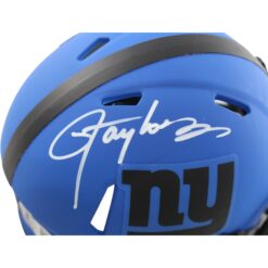 Lawrence Taylor Autographed New York Giants Rave Mini Helmet Beckett W 55039