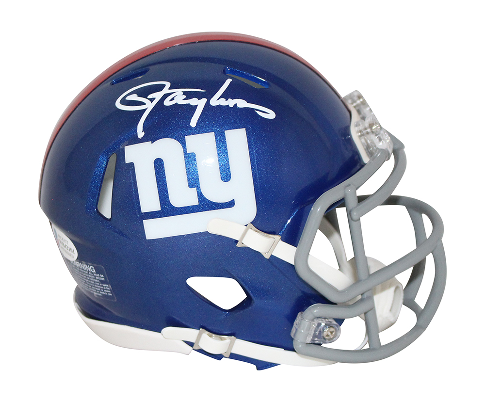 Lawrence Taylor Autographed New York Giants Speed Mini Helmet Beckett