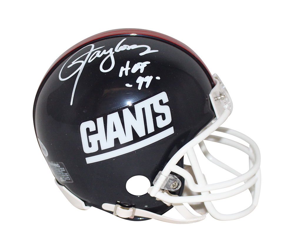 Lawrence Taylor Autographed New York Giants Mini Helmet HOF BAS 30471