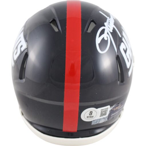 Lawrence Taylor Autographed/Signed New York Giants TB Mini Helmet Beckett 49753