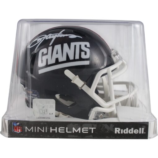 Lawrence Taylor Autographed/Signed New York Giants TB Mini Helmet Beckett 49753