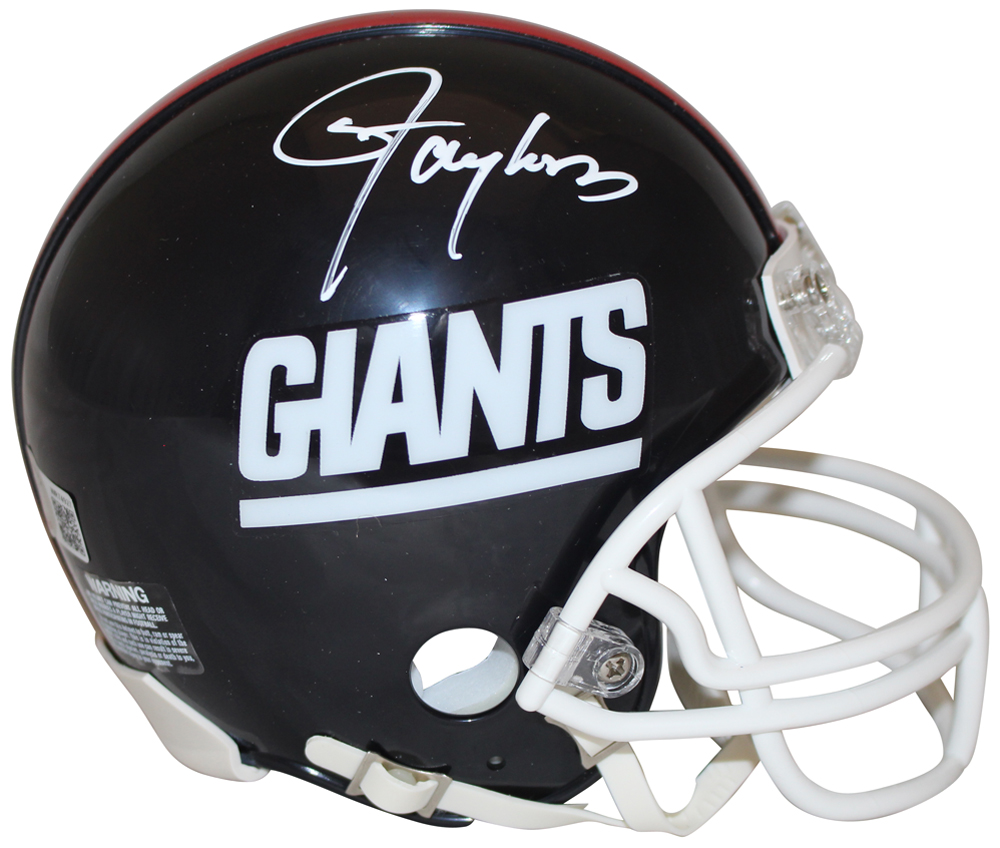 Lawrence Taylor Autographed New York Giants 81-99 Mini Helmet Beckett