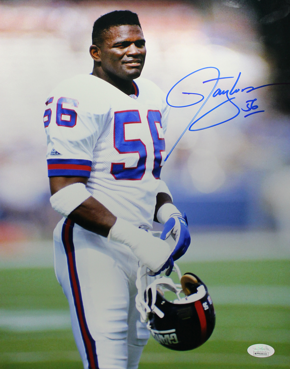 Lawrence Taylor Autographed/Signed New York Giants 11×14 Photo JSA