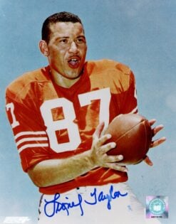 Lionel Taylor Autographed/Signed Denver Broncos 8x10 Photo AS IS 57876