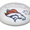 Tim Tebow Autographed/Signed Denver Broncos Logo Football BAS 26362