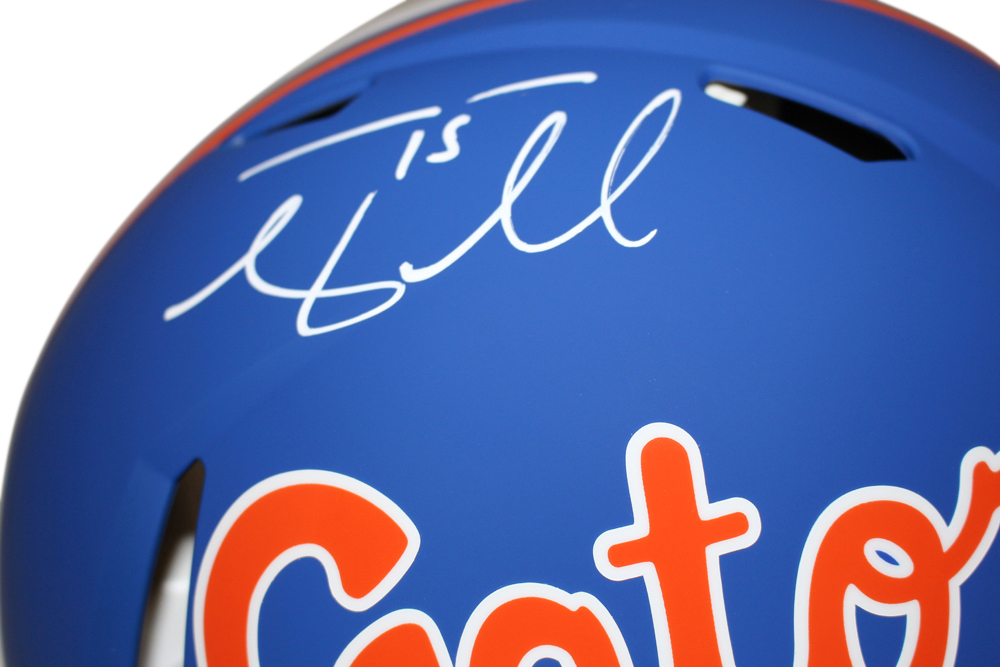 Tim Tebow Autographed Florida Gators Blue Authentic Helmet BAS