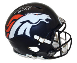 Tim Tebow Autographed Denver Broncos Speed Authentic Helmet BAS