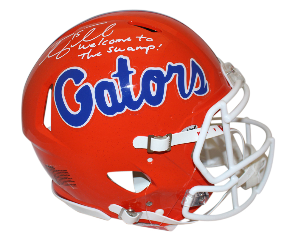 Tim Tebow Autographed Florida Gators Speed Authentic Helmet w/insc BAS