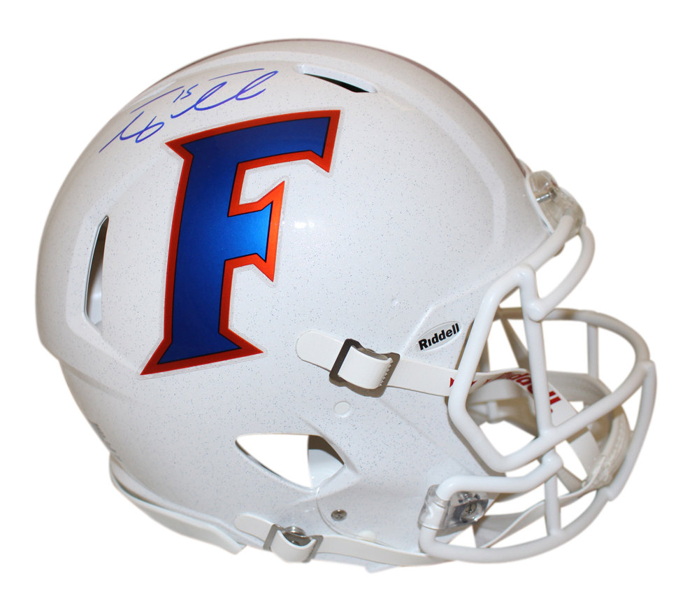 Tim Tebow Autographed Florida Gators 2015 White Authentic Helmet BAS