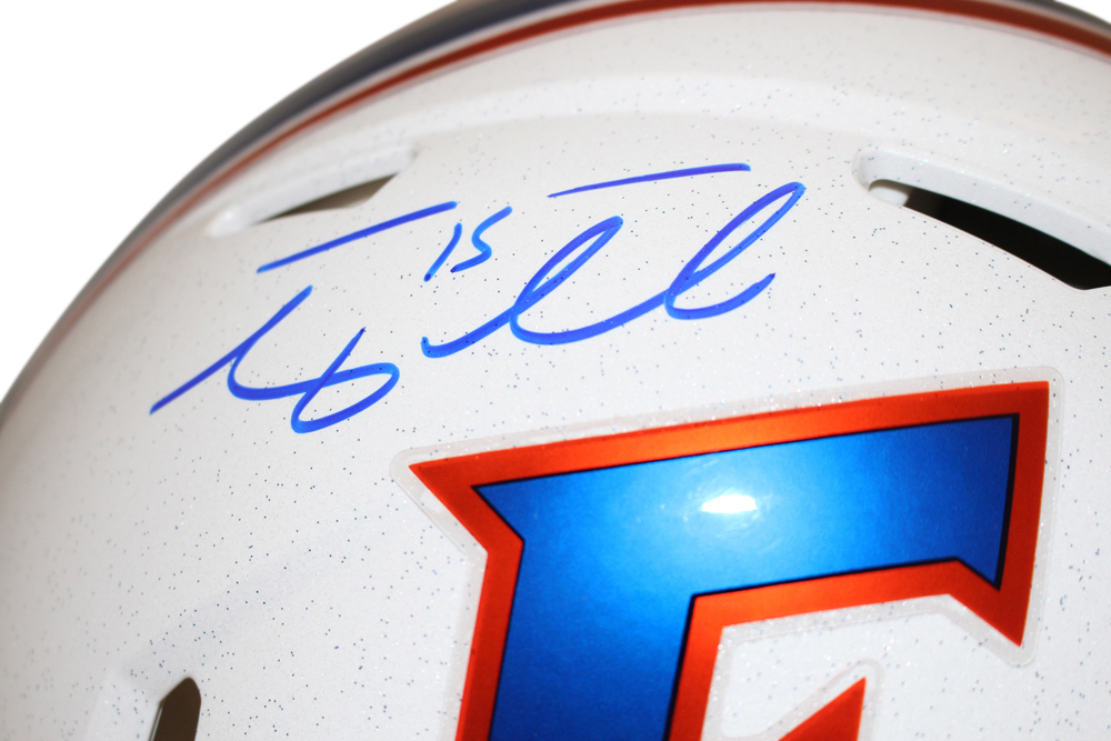 Tim Tebow Autographed Florida Gators 2015 White Authentic Helmet BAS