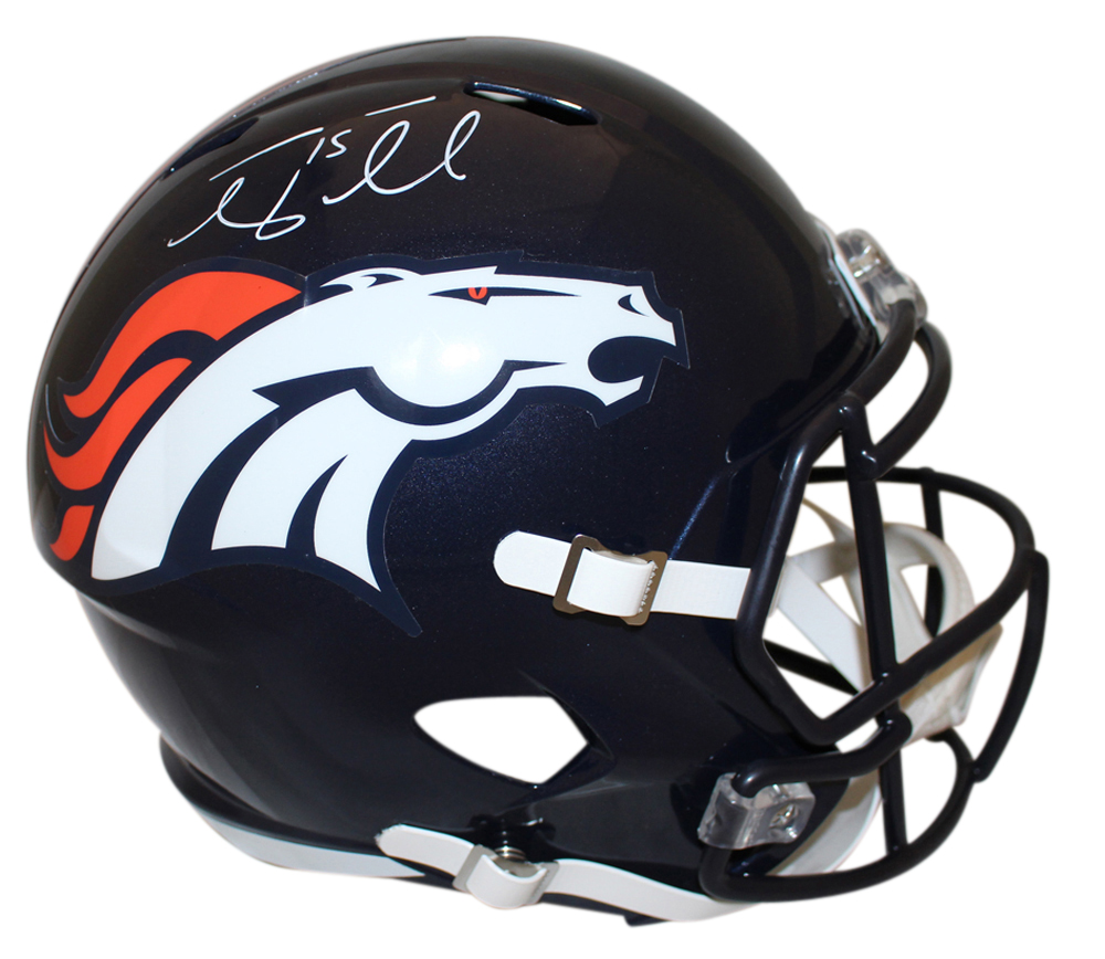 Tim Tebow Autographed Denver Broncos Speed F/S Helmet BAS