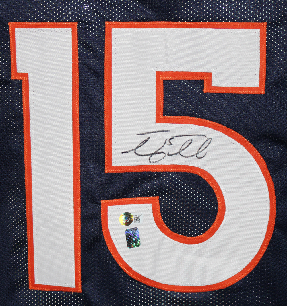 Tim Tebow Autographed/Signed Pro Style Blue XL Jersey Beckett – Denver  Autographs