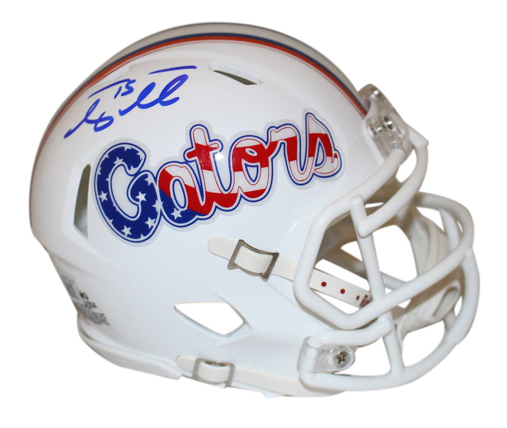 Tim Tebow Autographed Florida Gators Stars & Stripes Mini Helmet BAS