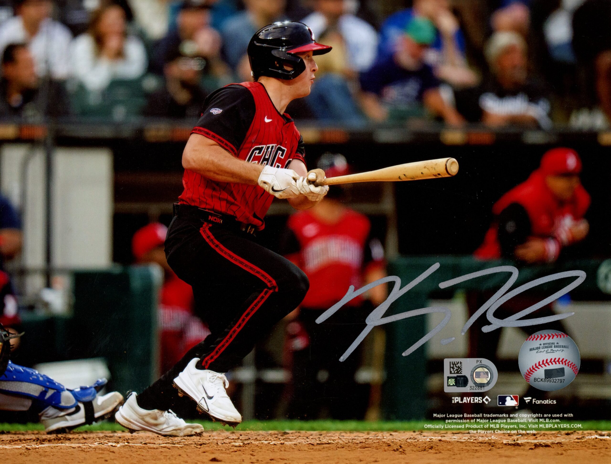 Kyle Teel Autographed/Signed Chicago White Sox 8x10 Photo MLB 54429 1 Kyle Teel Autographed/Signed Chicago White Sox 8x10 Photo MLB 54429