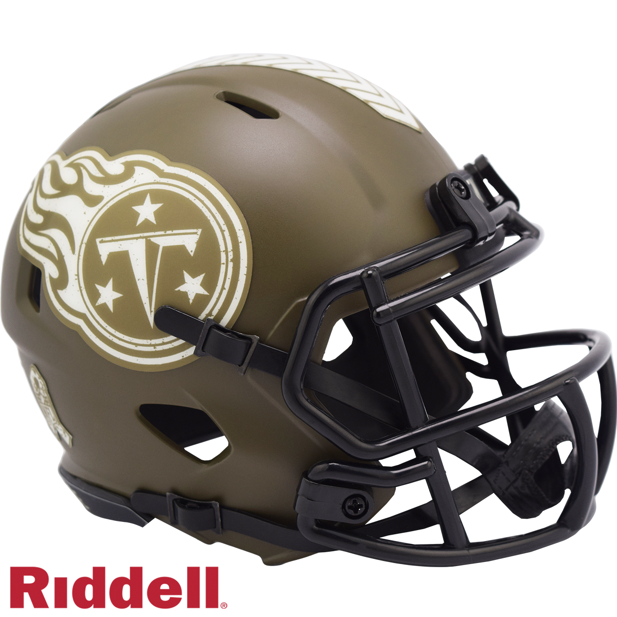 Tennessee Titans Riddell New In Box 2022 Salute to Service Mini Helmet 35216