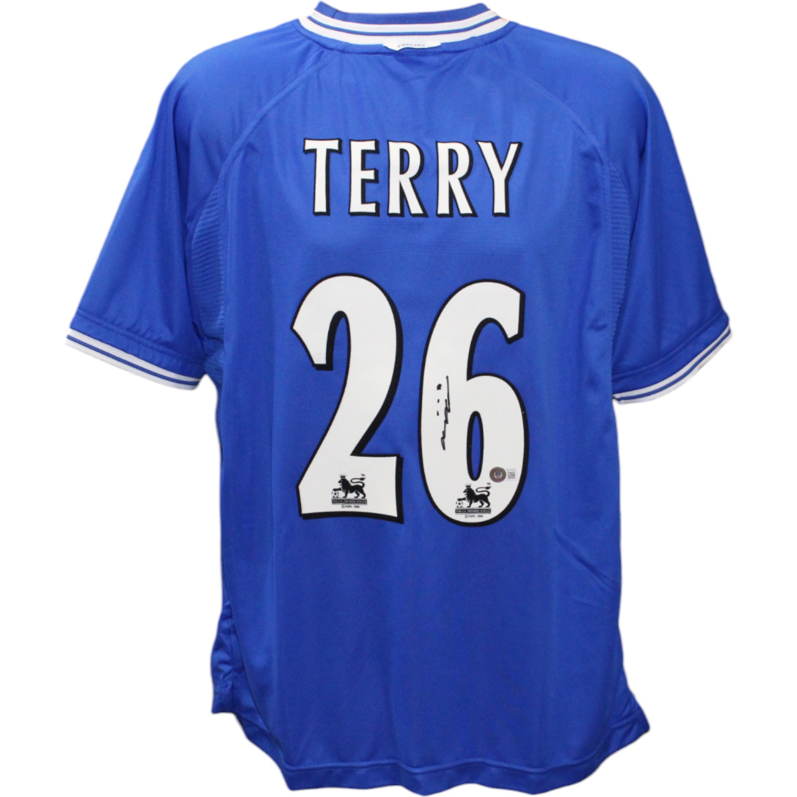 John Terry Autographed/Signed Chelsea Blue Jersey Beckett