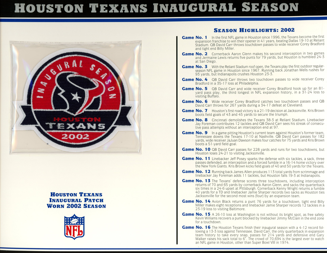 The Houston Texans schedule has officially been released!