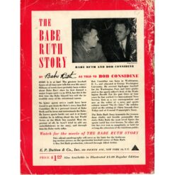 New York Yankees The Babe Ruth Story 1st Edition 1948 Dutton Magazine 55534