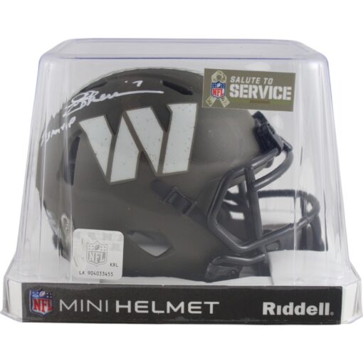 Joe Theismann Signed Washington Commanders 22 STS Mini Helmet MVP Beckett 49701