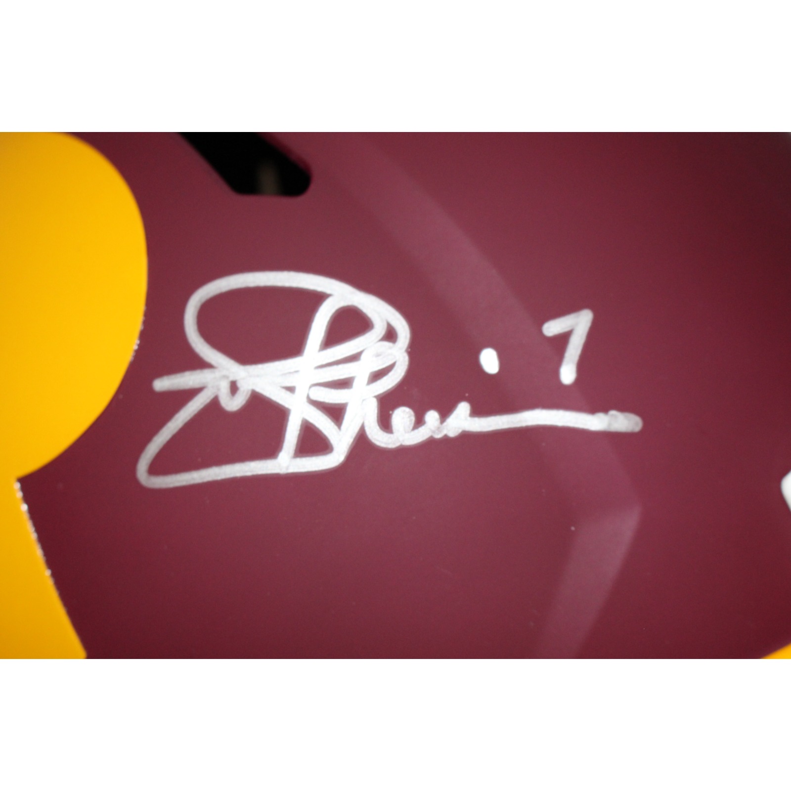 Joe Theismann Signed Washington Redskins AMP F/S Helmet Beckett