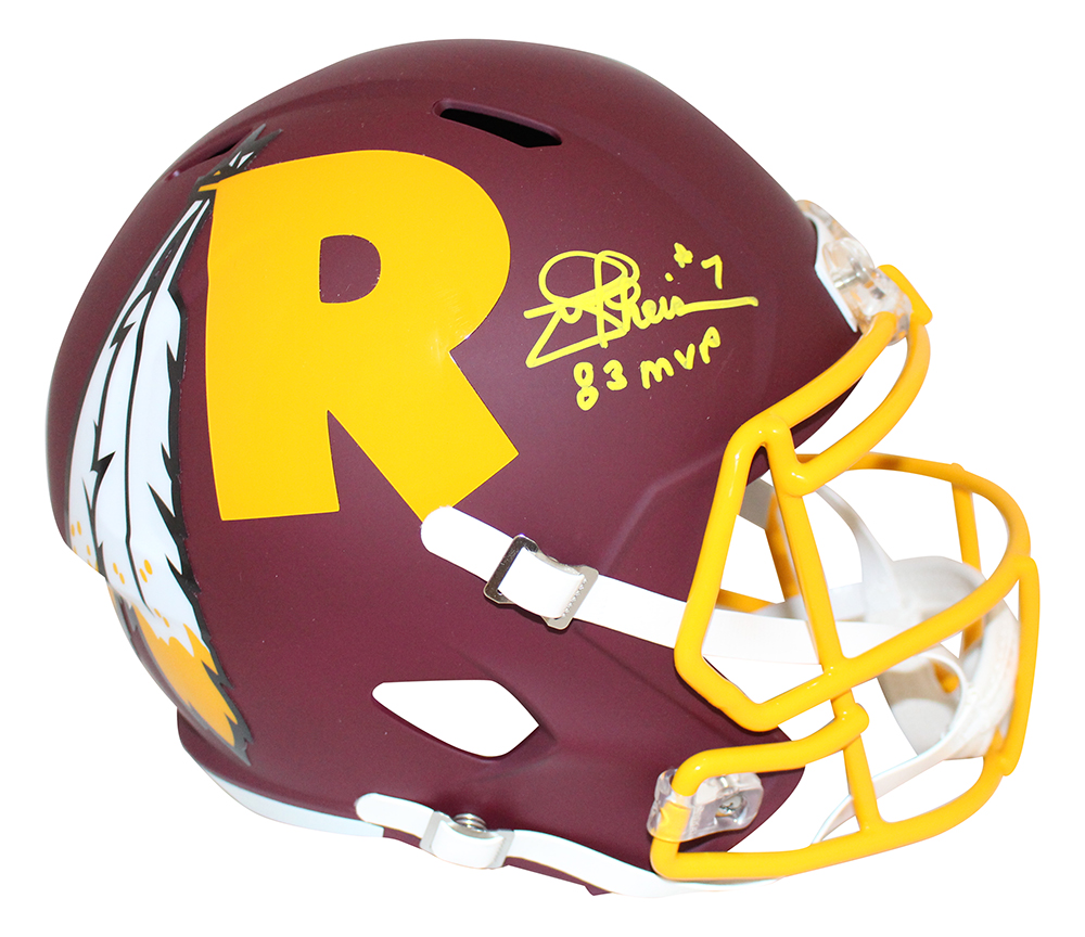 Joe Theismann Autographed Washington Redskins AMP Helmet NFL MVP JSA 28059
