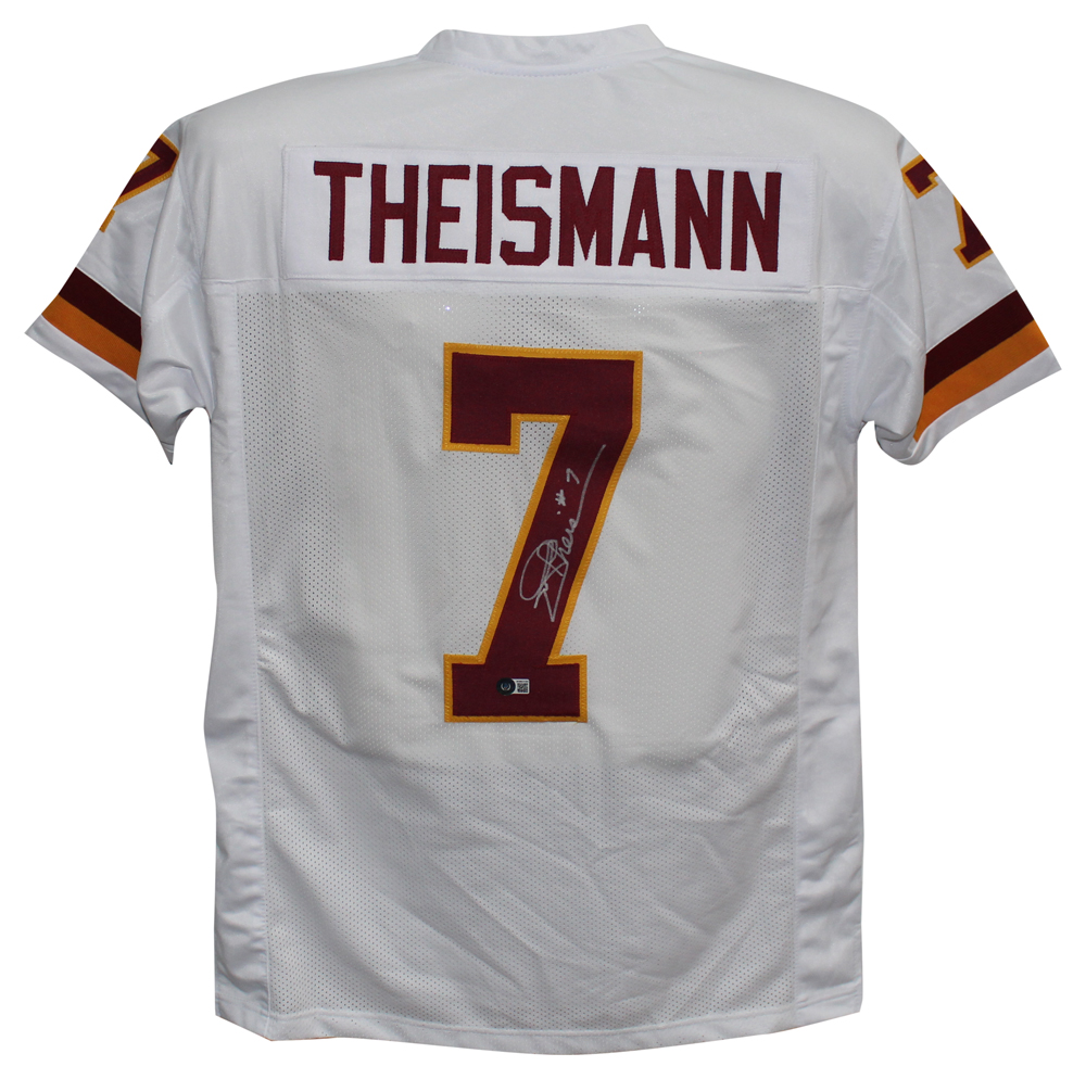 Joe Theismann Autographed/Signed Pro Style White XL Jersey Beckett