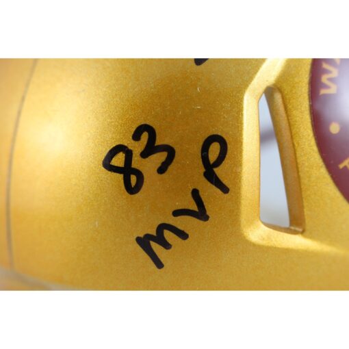 Joe Theismann Signed Washington Football Team Flash Mini Insc. Beckett 49754