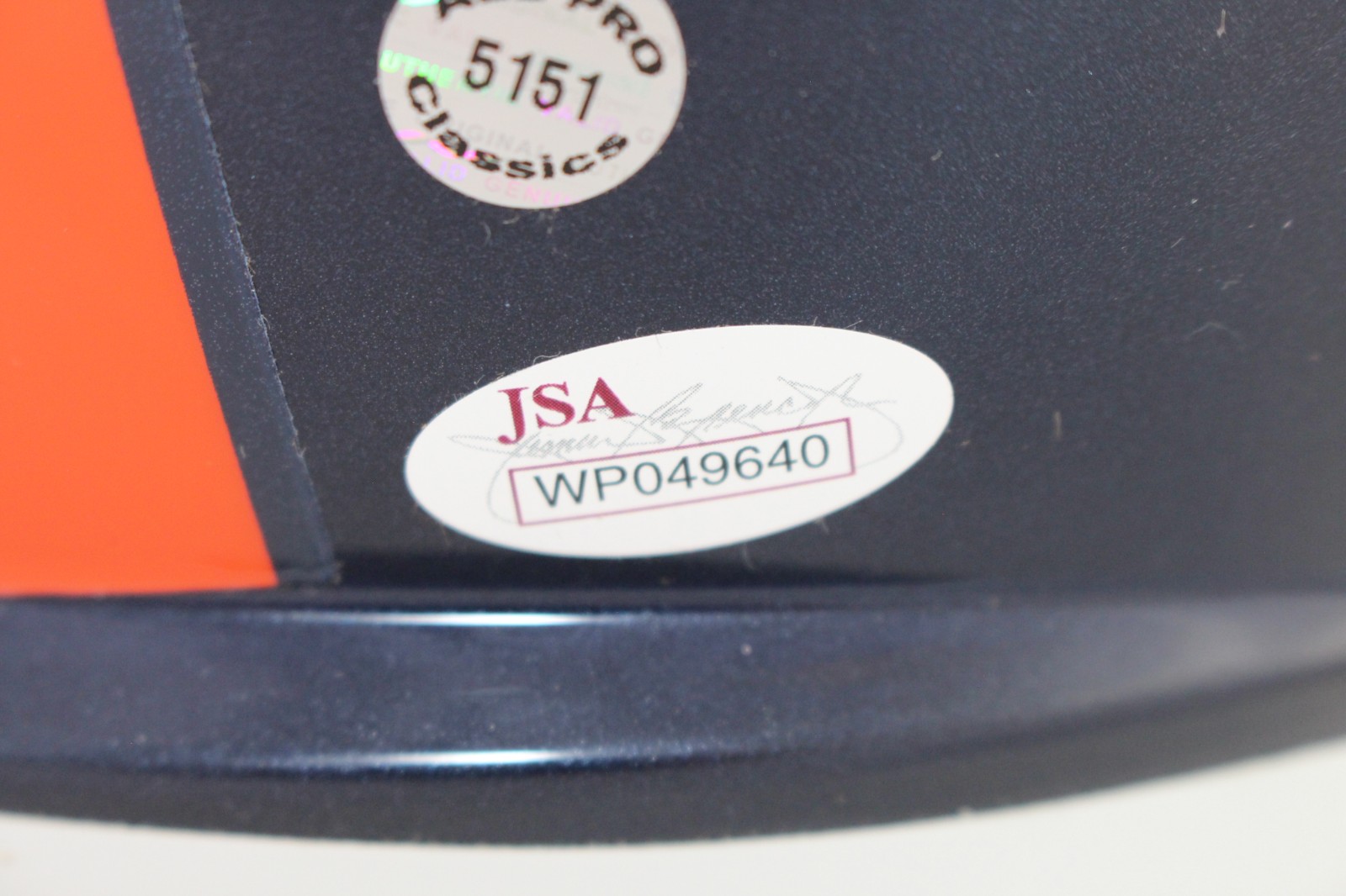 Demaryius Thomas Autographed/Signed Denver Broncos F/S 97-23 TB Helmet JSA 59351 4 Demaryius Thomas Autographed/Signed Denver Broncos F/S 97-23 TB Helmet JSA 59351