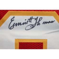 Emmitt Thomas Autographed/Signed Pro Style Jersey Red Size XL HOF 08 TRI 58761